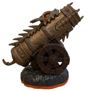 Golden Dragonfire Cannon Skylanders Giants Battle Pack Magic Figure - Tested